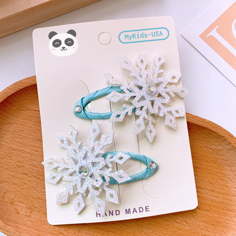 Children's Hair Clip With Fabric Cover - All-In-One Hair Accessory Sets For Babies-9