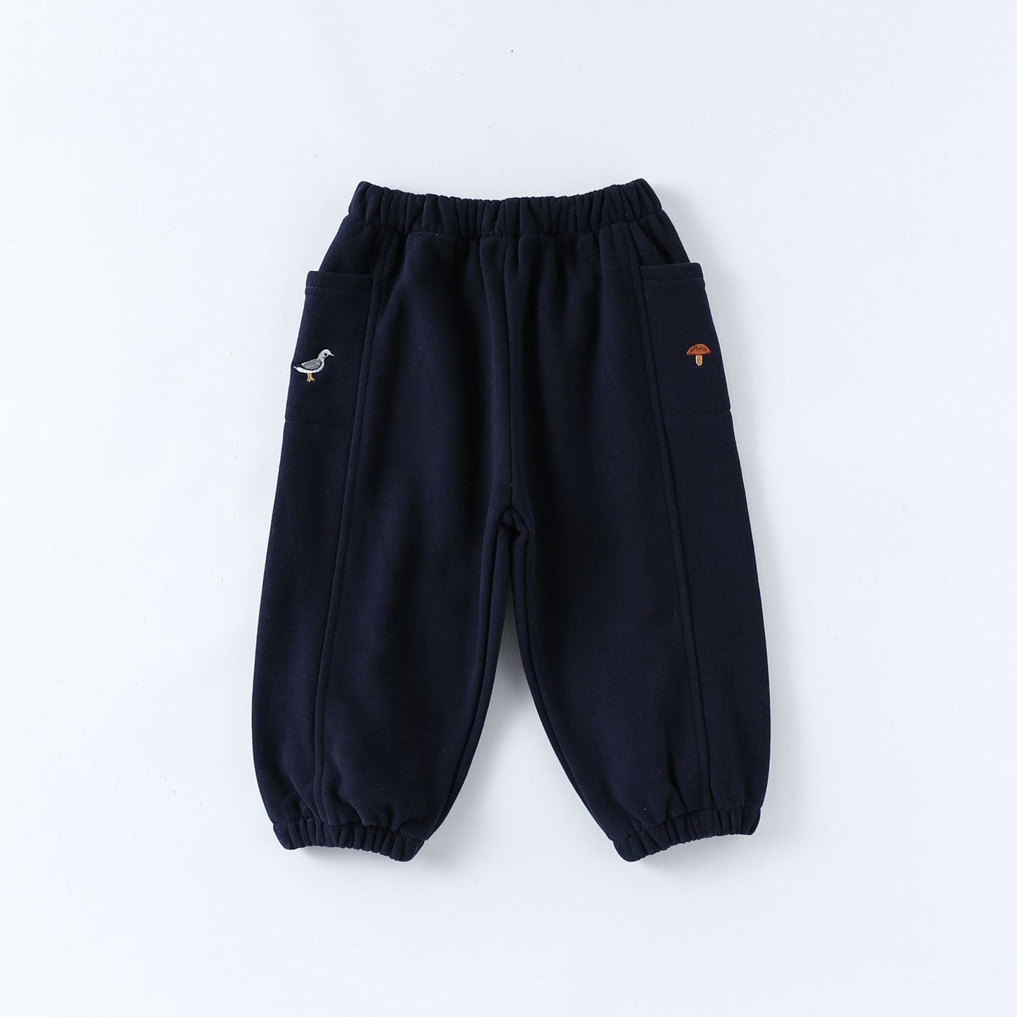 Autumn Arrival Casual Baby Kids Simple Embroidered Pattern Pants