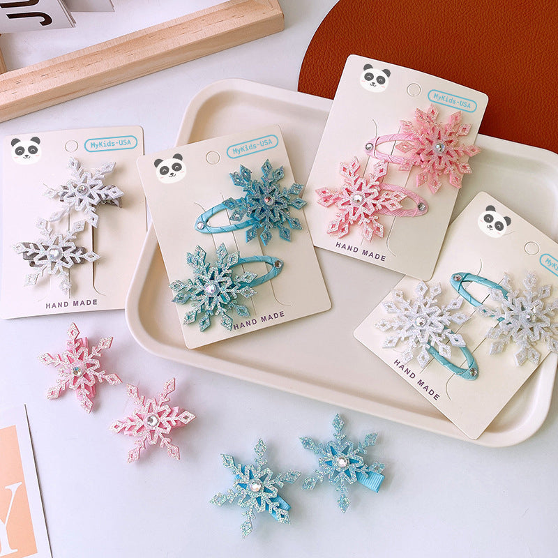 Children's Hair Clip With Fabric Cover -  All-In-One Hair Accessory Sets For Babies-0