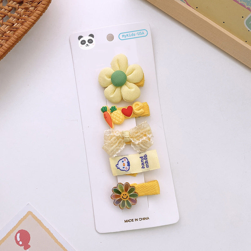 Versatile Hair Accessory For Babies: Colorful Small Butterfly Bow Hair Clip Sets-10