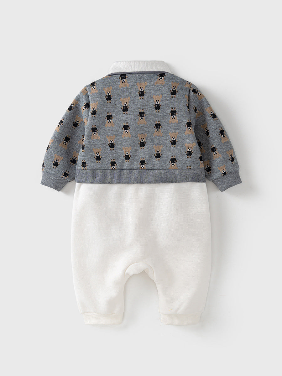 Autumn One Piece Romper For Baby Boy