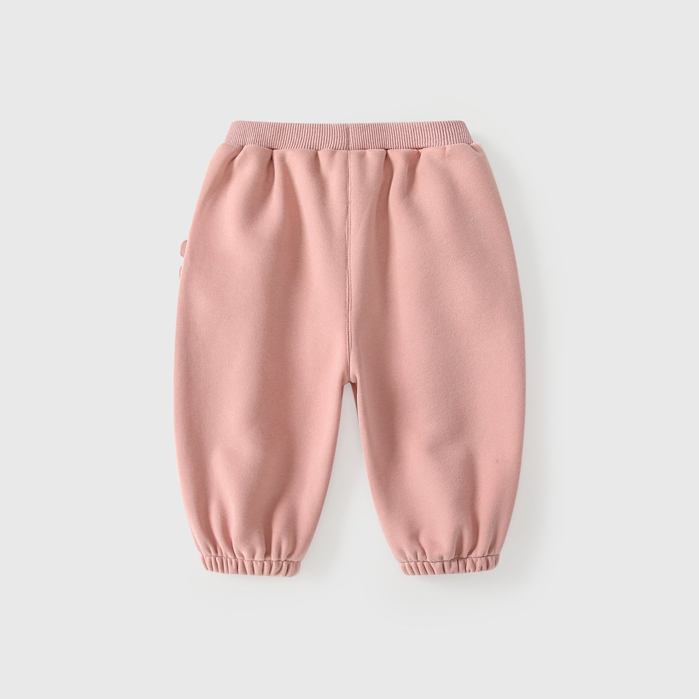 Winter and Autumn Arrival Casual Baby Kids Girls Cartoon Pattern Fleece-lined Pants