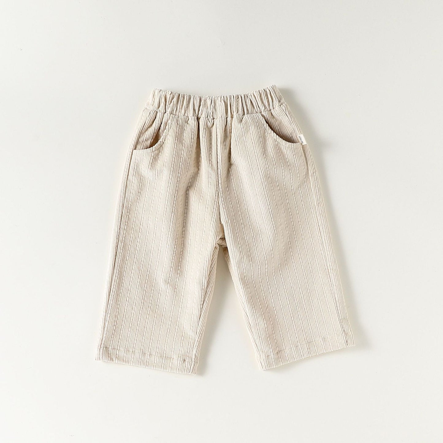 Spring and Autumn Arrival Baby Kids Unisex Striped Pattern Casual Pants