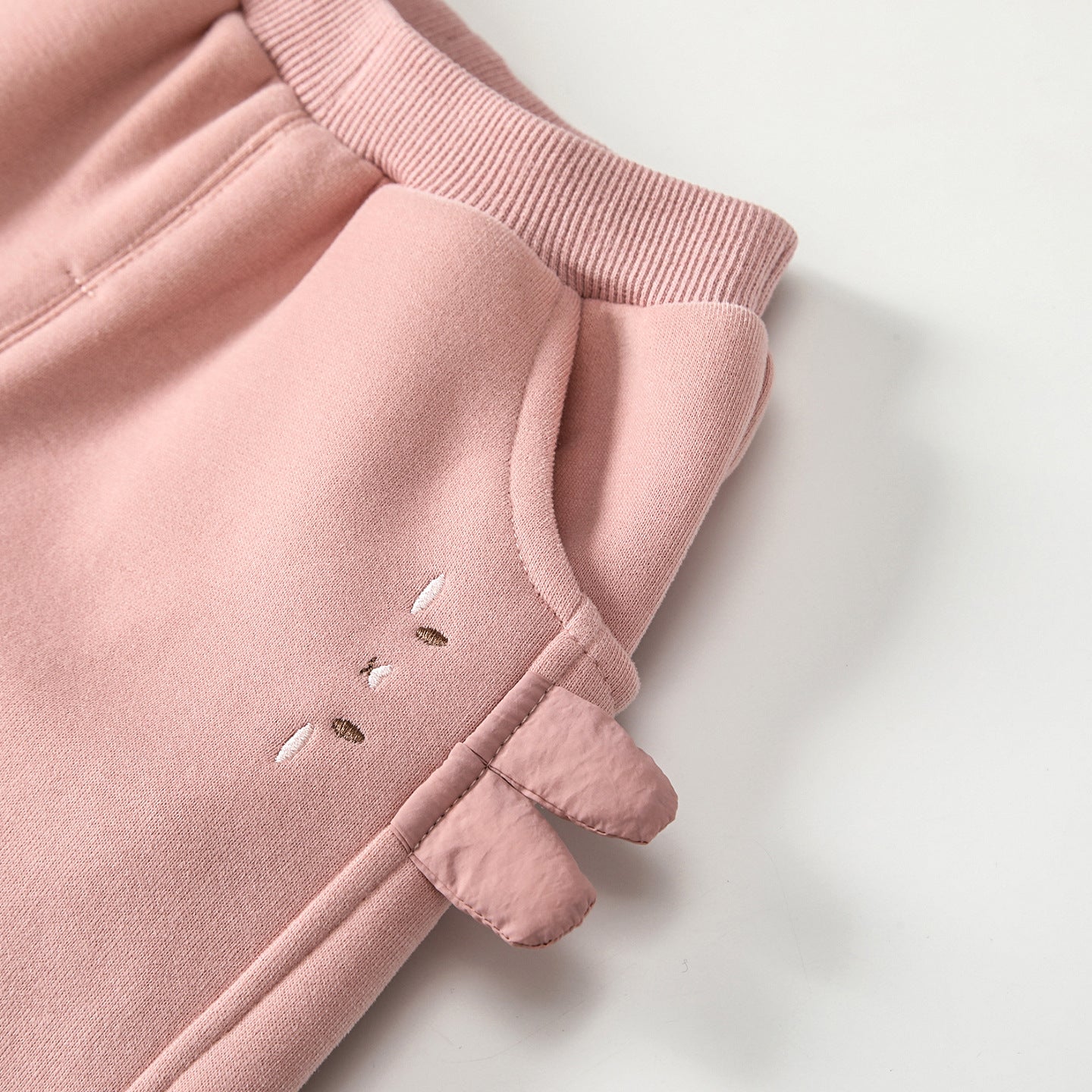 Winter and Autumn Arrival Casual Baby Kids Girls Cartoon Pattern Fleece-lined Pants