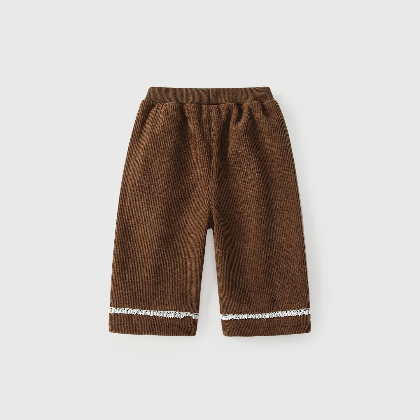 Winter and Autumn Arrival Casual Baby Kids Girls Cartoon Pattern Warm Corduroy Pants