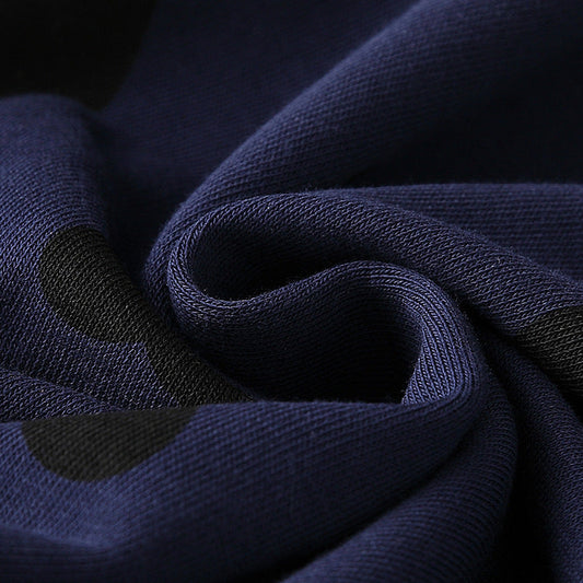 Arrival European and American Style Girls’ Hooded Zip-up Black Hearts Pattern Coat with Long Sleeves