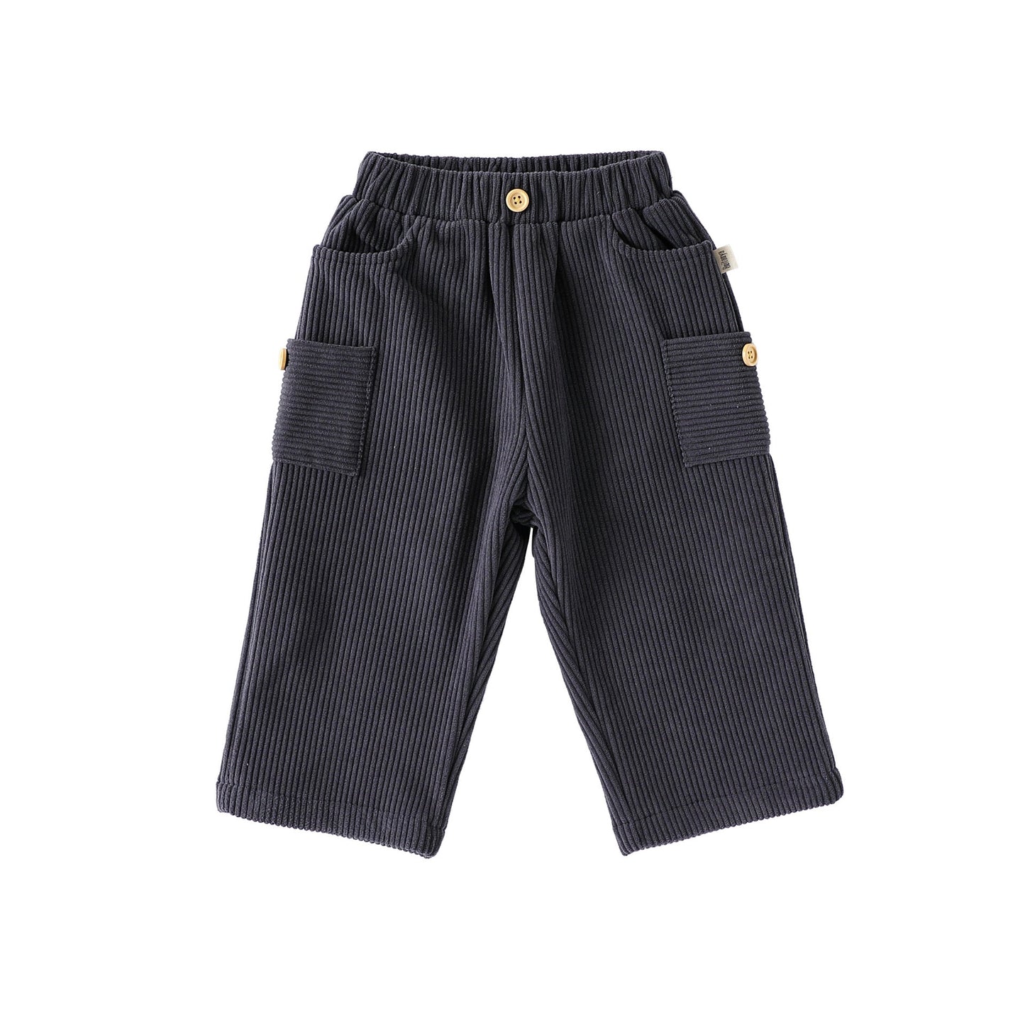 Spring and Autumn Arrival Baby Kids Unisex Solid Color Casual Corduroy Pants