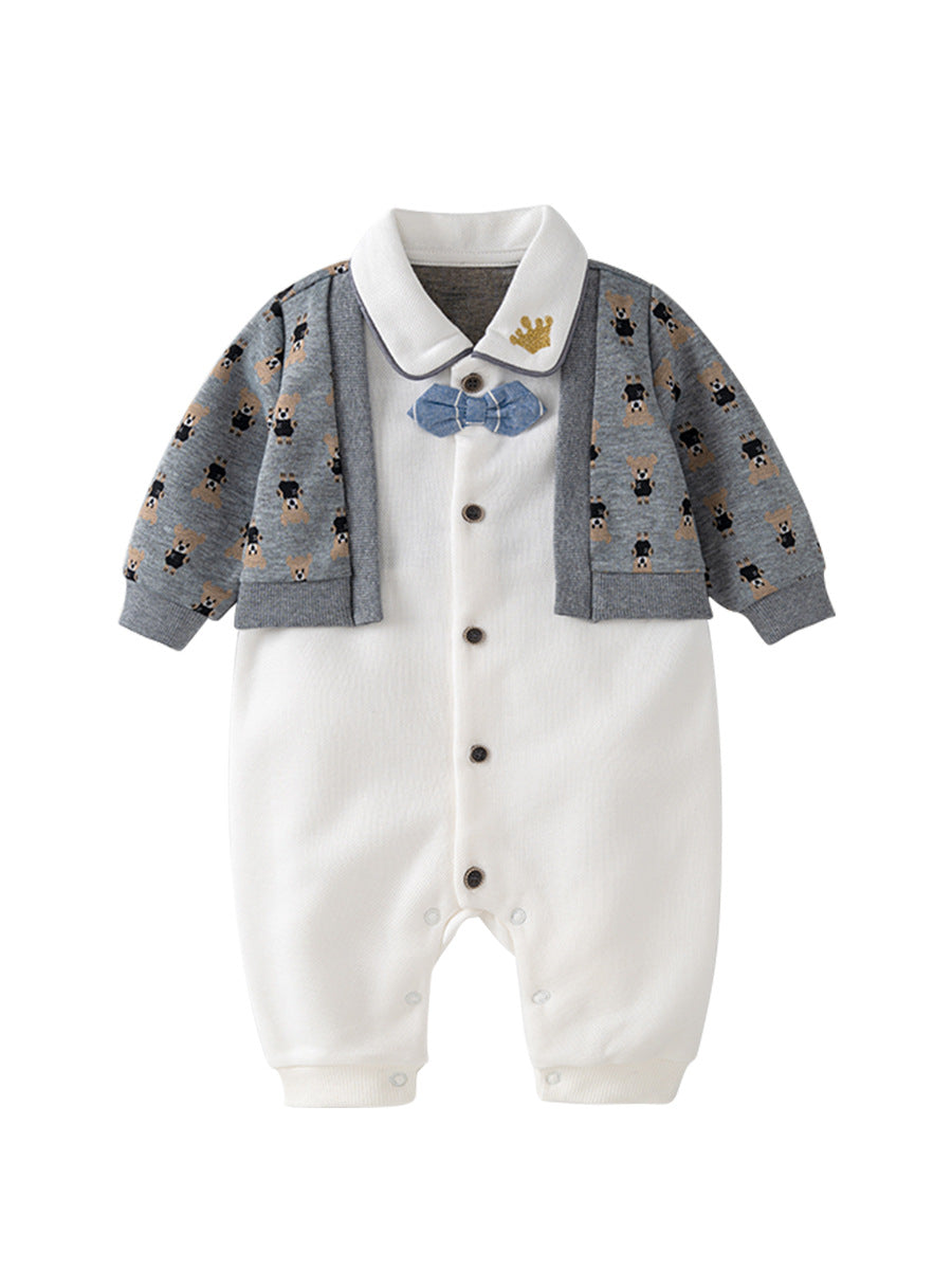 Autumn One Piece Romper For Baby Boy