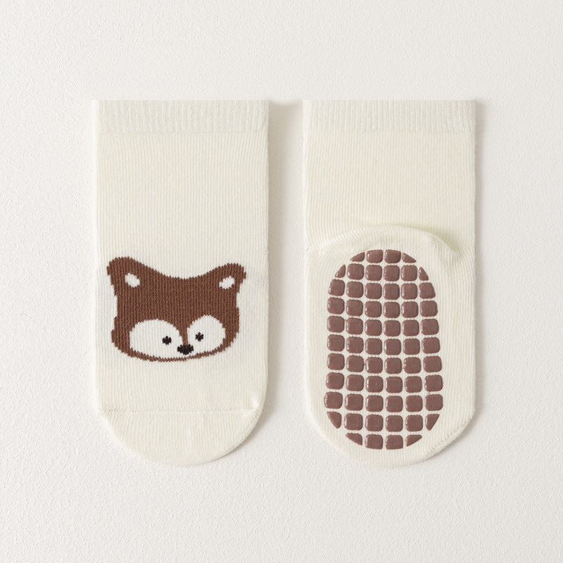 Baby Unisex Breathable Comfy Cartoon Socks Non-Slip-11